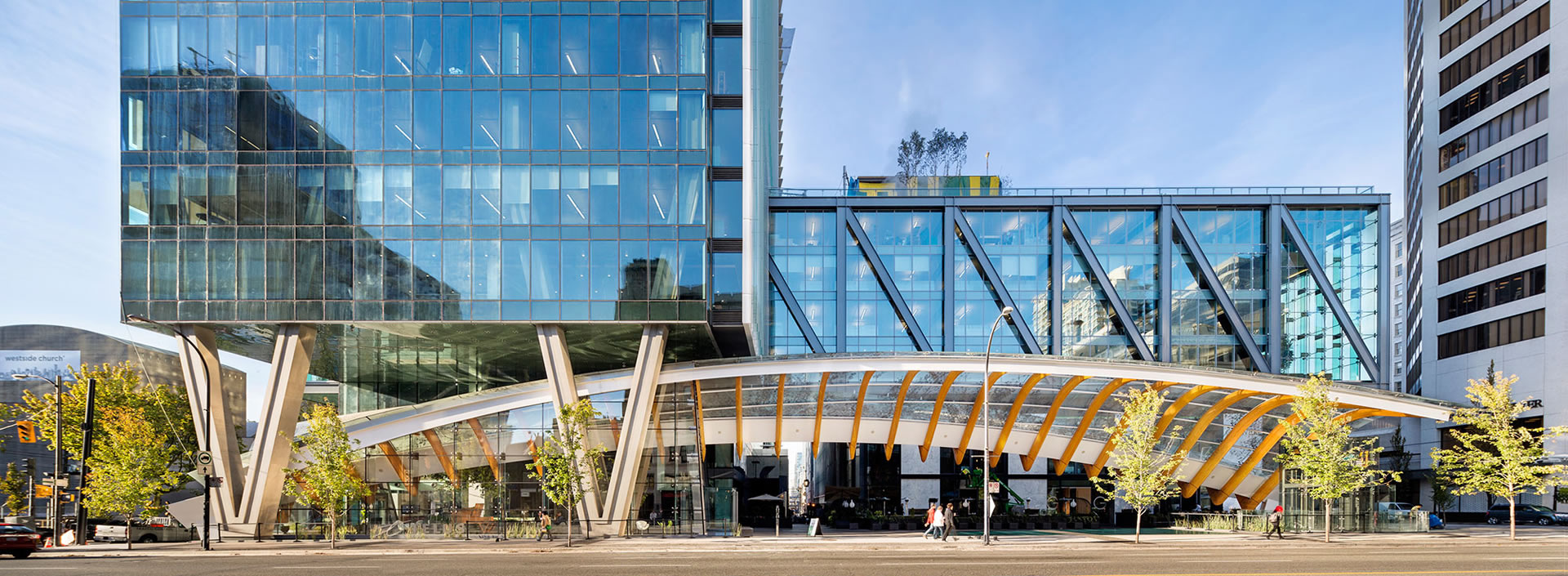 The Telus Garden building, home of Vancouver City Centre Dental